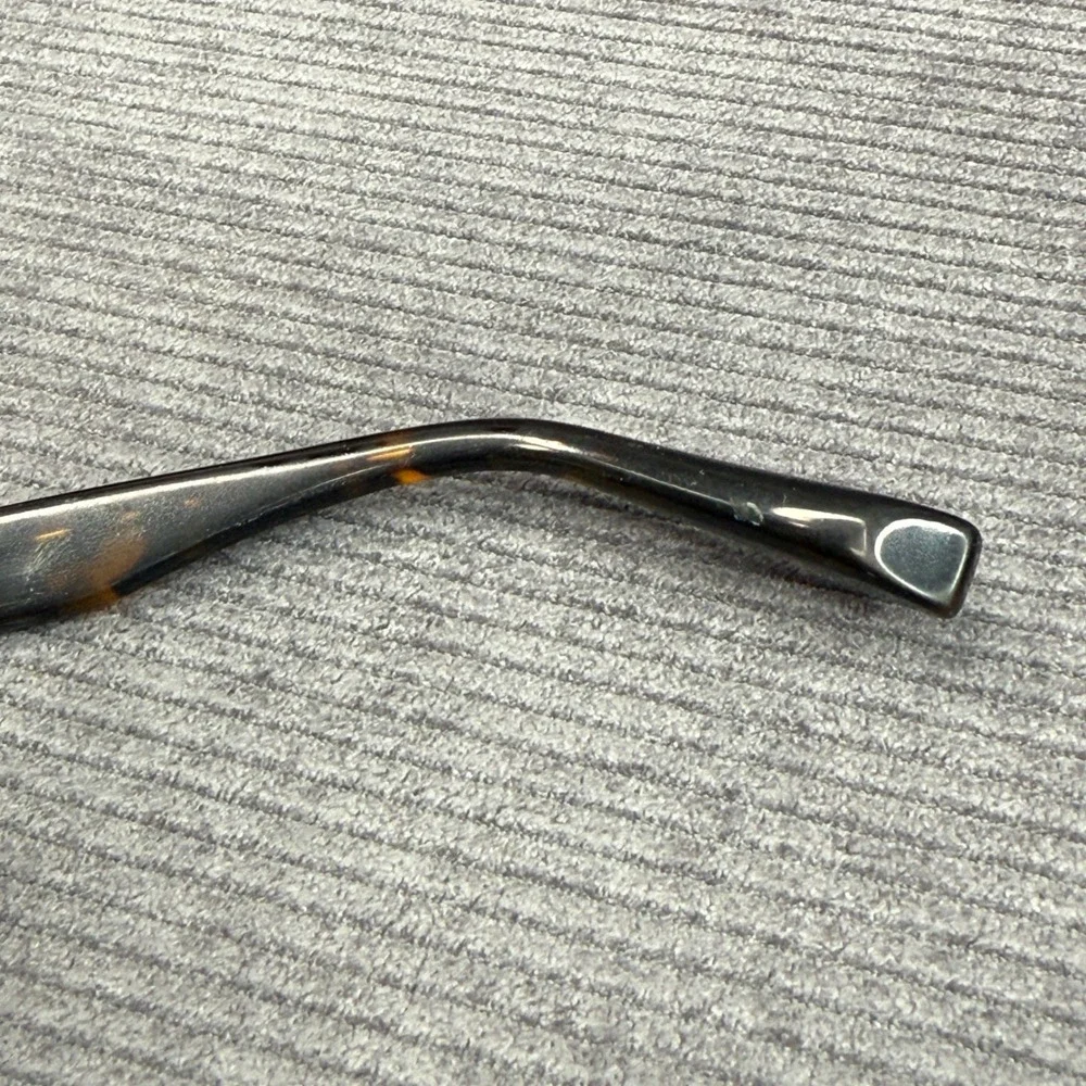 Warby Parker Talbot 3200 Tortoise Shell Semi Rimless Y2K Eyeglasses 49-19-145